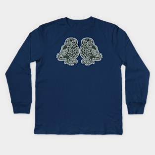 Owl Duo Kids Long Sleeve T-Shirt